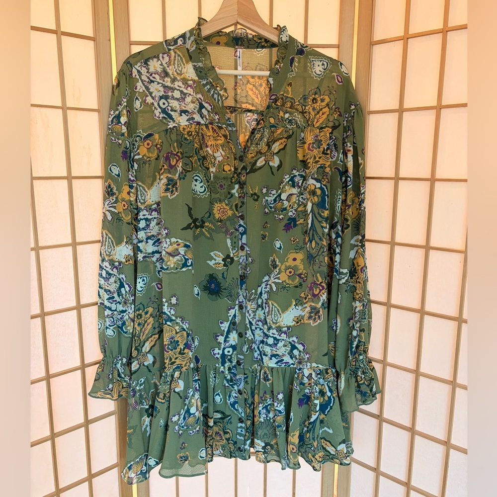 NWOT Free People Paisley Dress